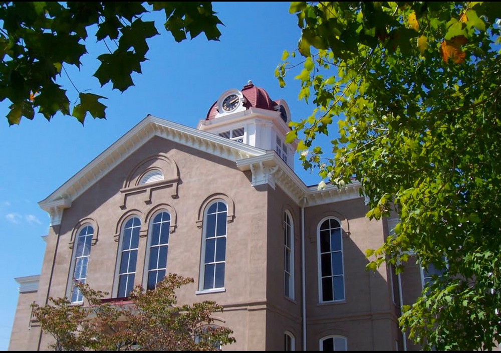 Tailored Roller Shades at Jackson County Historic Courthouse on Washington Street in Jefferson, GA